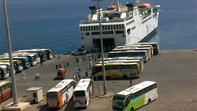 وصول 597 راكبًا لميناء نويبع البحري