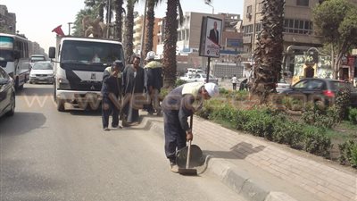 بالصور.. «نظافة الجيزة» ترفع كفاءة النظافة بالهرم والعمرانية والدقى