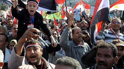 تظاهر أهالي «البدرشين» تأييدا لـ«الدستور»