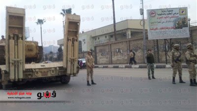 بالصور.. الجيش يتسلم مقار الاستفتاء بالدقهلية