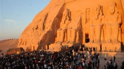 أسوان تنهي استعداداتها للاحتفال بظاهرة تعامد الشمس بأبو سمبل