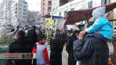 بالصور.. مسيرة لأنصار الجماعة الإرهابية بالفيوم