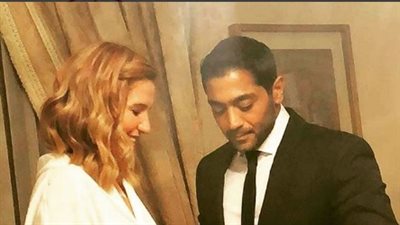 روجينا تهنئ أحمد فلوكس وهنا شيحة على عقد قرانهما