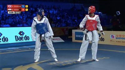 وزير الرياضة يهنئ «سيف عيسى» ببرونزية الجائزة الكبرى للتايكوندو