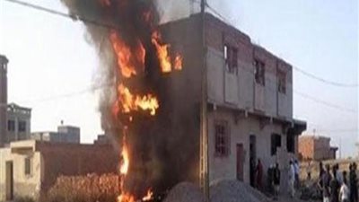 النيابة تعاين موقع حريق تسبب في إصابة 13 شخصًا بالبدرشين