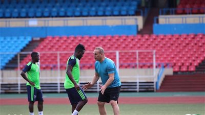 المصري ينهى مرانه الأساسي لموقعة فيتا كلوب بالكونفدرالية (صور)