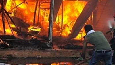 مصرع وإصابة 19 شخصًا من قرية «الغنايم» بأسيوط في حريق جمرك الأردن