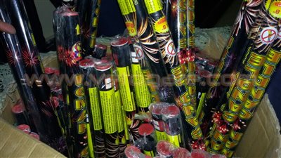 بالصور.. ضبط 2240 صاروخ «ألعاب نارية» في مطروح