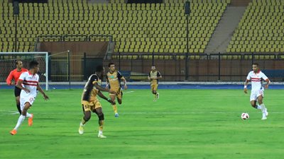 التعادل السلبي مستمر بين الزمالك والإنتاج الحربي بعد 30 دقيقة