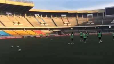 المصري يختتم استعداداته لمواجهة فيتا كلوب بالكونفدرالية «فيديو»