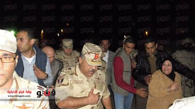 بالصور.. صدقي ووصفي يتابعان سير الاستفتاء ببورسعيد