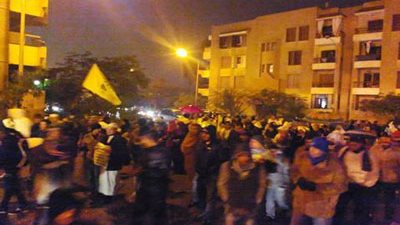 أمن القليوبية يفض مسيرتين لـ