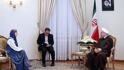 الرئيس الإيراني: حسم 