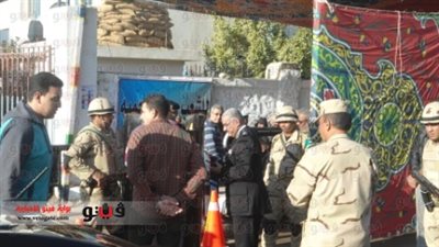 بالصور.. وصول القضاة المشرفين على لجان محمد حافظ بالسويس