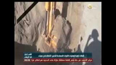 بالفيديو.. الجيش يدمر الأنفاق في سيناء