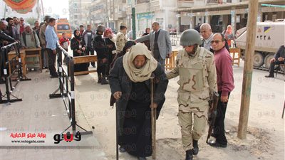 بدء توافد المواطنين على لجان الاستفتاء بشمال سيناء