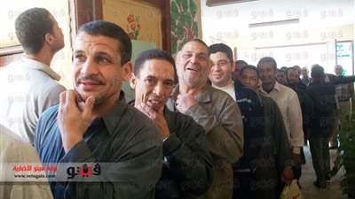 إقبال كثيف من الناخبين على لجان الاستفتاء بـ