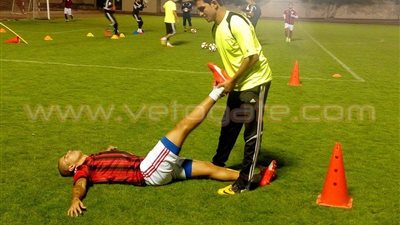 بالصور.. تدريبات شاقة لـ «جدو وزيدان» استعدادا للزمالك