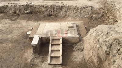 الكشف عن مقصورة احتفالات الملك رمسيس الثاني بمنطقة عرب الحصن (صور)