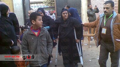 إقبال شديد على لجان المعاقين بالقليوبية