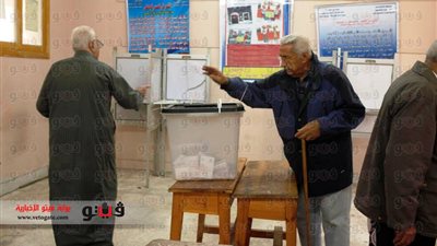 إقبال ضعيف على لجان الاستفتاء بمدرسة بعمر مكرم بمدينة نصر