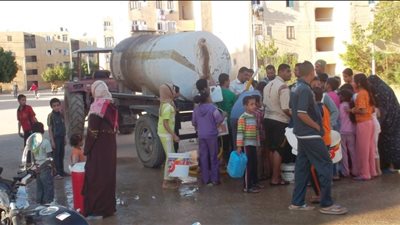 انقطاع المياه عن بعض مناطق شرق المنصورة 6 ساعات