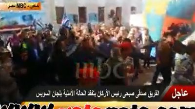 بالفيديو.. صدقي صبحي يتفقد لجان الاستفتاء بالسويس