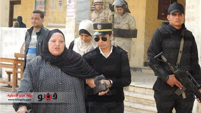 بالصور.. مدير أمن الإسكندرية يتفقد لجان الاستفتاء