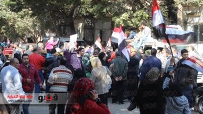 بالصور.. إقبال مواطني الجيزة على لجان الاستفتاء قبل غلق التصويت