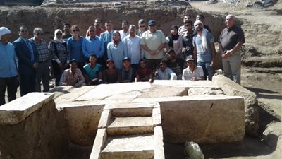 جامعة «عين شمس» تعلن عن كشف أثري جديد بالمطرية (صور وفيديو)