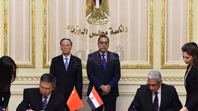 مدبولي يستقبل نائب الرئيس الصيني بمجلس الوزراء