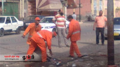 بالصور.. بدء حملات النظافة والتشجير بحى الزهور
