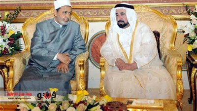 حاكم الشارقة يوقع اتفاقية تعاون مع شيخ الأزهر