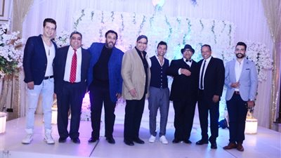 حفل زفاف كريمة الشاعر الغنائي عنتر هلال بحضور نجوم التسعينيات