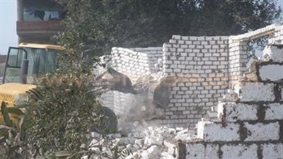 بالصور.. إزالة 34 حالة تعدٍ على الأراضي الزراعية بطوخ