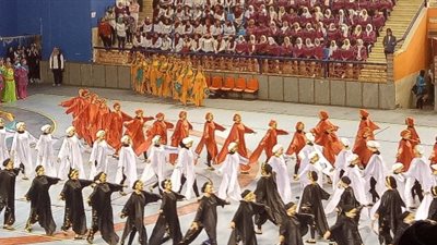 1000 طالبة بتربية رياضية الزقازيق يشعلن احتفال أكتوبر بحضور 7 جامعات