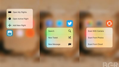 5 تطبيقات بهاتفك تدعم ميزة اللمس 3D
