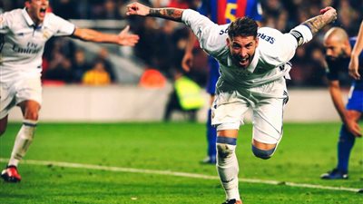 برشلونة ضد الريـال.. البرسا الضحية المفضلة لرأسيات راموس