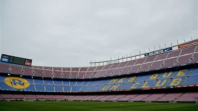 برشلونة ضد الريال.. ملعب كامب نو يستعد لاستقبال الكلاسيكو (صور)