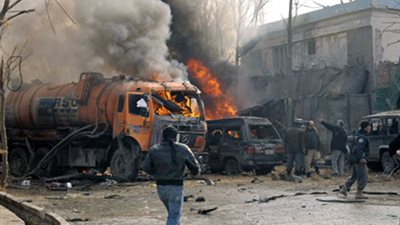 تفجير انتحارى يستهدف رتلًا للقوات الغربية العاملة فى كابول