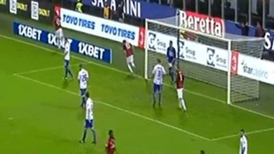 «كوتروني» يحرز الهدف الأول لميلان في سامبدوريا (فيديو)