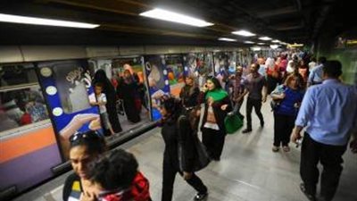 توقف حركة المترو على خط «شبرا- المنيب» لعطل فني