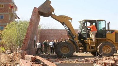 إزالة 31 حالة تعد على الأراضى الزراعية بالشرقية