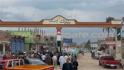 بالصور.. افتتاح بوابة بمدخل قرية تلراك بالشرقية بتكلفة 52 ألف جنيه