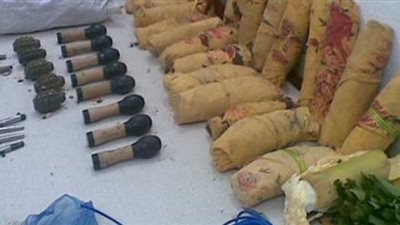 العثور على مخزن متفجرات تحت الأرض بالشيخ زويد