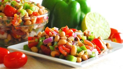 طريقة إعداد سلطة اللوبيا من الشيف نيفين