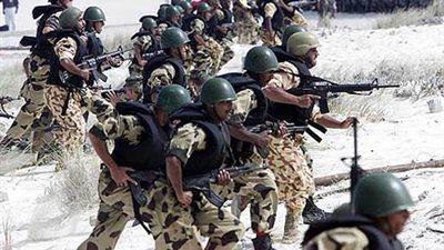 أنشطة تدريبية للقوات الخاصة المشاركة فى 