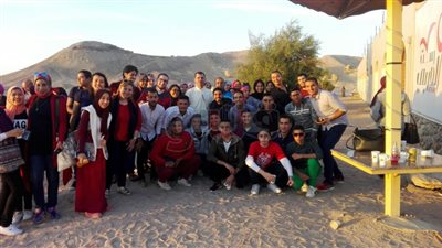انطلاق رحلة طلاب قسم الجغرافيا بتربية عين شمس لجنوب سيناء