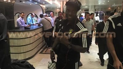 بالصور..«وادي دجلة» يصل المنصورة استعدادا لمواجهة المحلة غدا