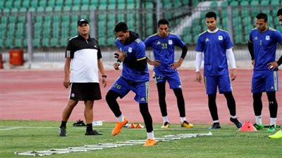 ميمي عبد الرازق يقود أول مران للمصري (صور)